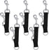 Frienda 5 Pcs Braided Poly Collar Backup Dog Collar Clip Double Ended Nylon Dog Connector Strap Collar Backup Clip Safety Clip for Dog Harness Lar...