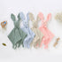 Baby Lovey Muslin Security Blankets Cotton Khaki Bunny Babies Lovie Soft & Breathable Infants Gift for Boy Girls,15 * 15 Inch...