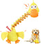 Sturdy and Durable Duck Dog Toy for Chewy Dogs, with Crinkle Paper and Squeaker, Large Dog Interactive Tug-of-War Dog Toy, Keeps Busy, Suitable fo...