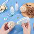 BENECREAT 8PCS Multi Purpose DIY Precision Tip Applicator Bottles 1/1.7 Ounce Needle Tip Glue Bottles with 8 Caps and 18 Tips for DIY Quilling, Cr...