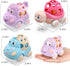 Baby Girl Toy Cars for Babies, Pink Car Toys for Baby Girls Gifts, Toy Car for Infant Toddler Girl, Push and Go Trucks Rattles Soft Rattle Car for...