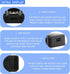3 Key Macropad,RGB Backlit Programmable Macropad Mechanical Keyboard One Handed Macro Mechanical Keyboard USB Shortcut Multifunction Keyboard(Blac...