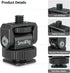 SmallRig 1/4" Mini Ball Head Cold Shoe Mount Adapter with 1/4"-20 Thread for Camera Phone Cage LED Video Light-3577...