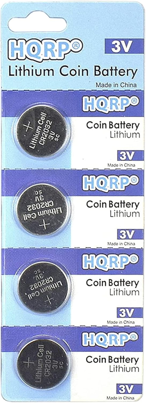 HQRP 4-Pack Lithium Battery compatible with FreeStyle Lite Blood Glucose Meter, Sugar Monitor...