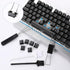 Keycap Puller Kit,4 Pcs Keycap Remover Tool Set Keyboard Key Remover Mechanical Keyboard Switch Puller Stainless Steel Key Puller with Keyboard Cl...