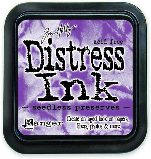 Ranger Tim Holtz Distress Ink Pad, Seedless Preserves (DIS-32847) , Purple...