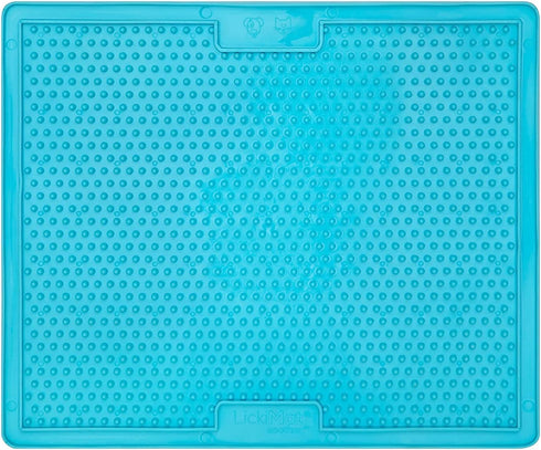 LickiMat X Large Breed Soother Dog Lick Mat Dog Calmer Slow Feeder, Anxiety Reliever Alternative to Puzzle Toys, Slow Feeding Bowls. Use Peanut Bu...