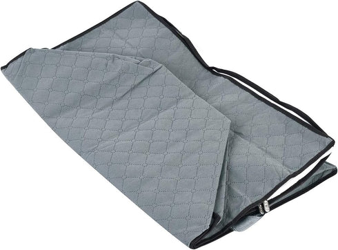Jumbo Zippered Storage Bag for Closet King Comforter, pillow, quilt, bedding, Clothes, Blanket Organizers with Large Clear Window & Carry Handles ...