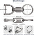 TISUR Swivel Keychain Clip, Titanium Detachable Pull Apart Key Chain, Key Ring Organizer Keychain For Men Women...