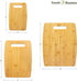 Totally Bamboo 3-Piece Cutting Board Set; 3 Assorted Sizes of Bamboo Wood Cutting Boards for Kitchen...