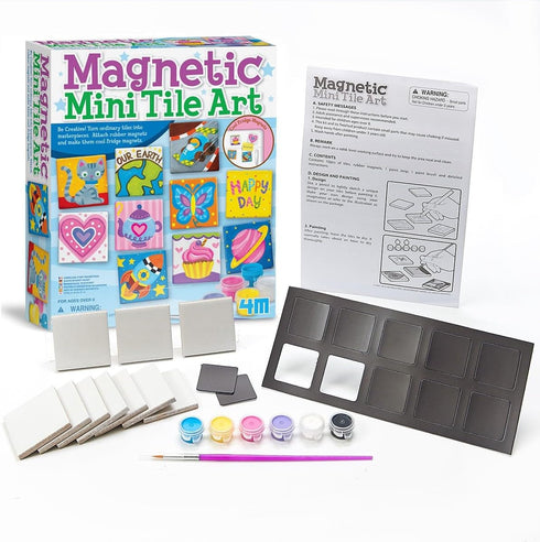 4M Magnetic Mini Tile Art, Art & Crafts DIY Kit, For Boys & Girls Ages 8+...