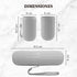 Travel Case for Toothbrush, Toothpaste and Makeup Brushes, Toothbrush holders travel. Portable Holder for Home, School, Camping and Bathroom(Grey)...