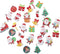 Set of 48 Wafer Edible Cupcake Toppers Christmas Paper Cake Decoration...