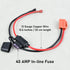 Battery Wire Harness Connector Compatible with Ride On Vehicle with red 2 pins Connector, 12 Gauge Wire with 40Amp Replaceable Fuse...