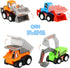 12-Piece Mini Truck Toy Kit - Pull Back Construction Vehicles for Kids, Great Party Favors, Birthday Gifts, Classroom Rewards, and Stocking Stuffe...