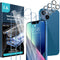 LK 3 Pack iPhone 13 Screen Protector with 3 Pack Camera Lens Protector, Easy Install, HD Clarity, Touch Sensitive, 9H Hardness Tempered Glass for ...