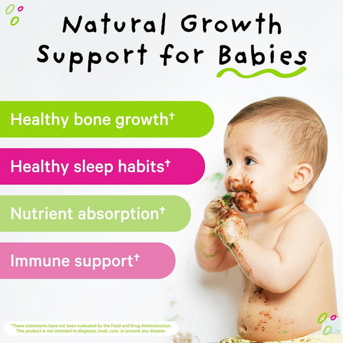Pink Stork Baby Liquid Vitamin D Drops for Infants, 400 IU Vitamin D3 for Newborns and Kids to Help Support Bone Development and Healthy Immune Fu...