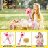Bubble Wands for Kids Girls Princess Toy Bubble Machine Wand Maker Blower Musical&Light Up Outdoor Party Birthday Toys for Toddlers, Gift for 3 4 ...