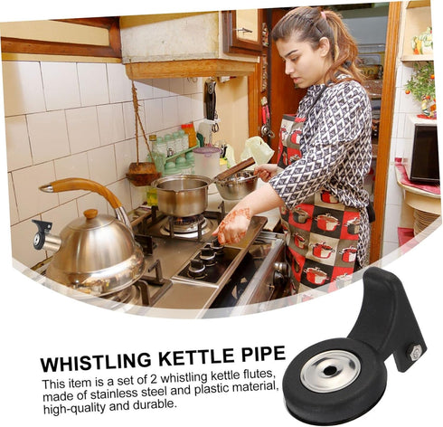 jojofuny 2Pcs kettle alarm kettle replace nozzle whistling whistle boiling kettle fsdlfjdslkrjewkljkfsldfds Nozzle cover coffee accessories fgfsdf...