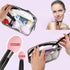 9-Piece Makeup Brush Cover, Dustproof Makeup Brush Protector Cap, Travel Makeup Brush Storage Holder Silicone Makeup Brush Protector Cap Reusable ...