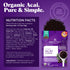 Navitas Organics Acai Powder – for Smoothie Bowls, Oatmeal, Dips, Sauces & More – Antioxidants, Omega 3 6 9, Fiber - USDA Organic, Non GMO, Kosher...