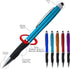 SyPen 2-1Twist Action Stylish Metallic Capacitive Stylus with Comfort Grip Ball Point Black Ink Pen for Touchscreen Devices, iPhone, Ipad, Android...