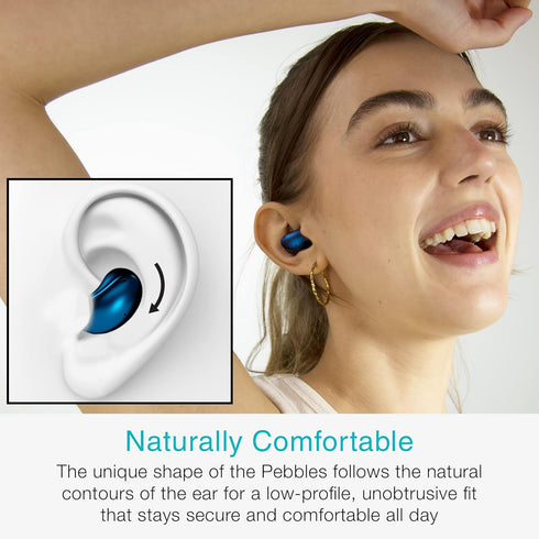 MEE audio Pebbles True Wireless Earbuds - Bluetooth 5.3 Low Profile in Ear Lightweight Headphones with Headset Microphone & Call Noise Reduction f...