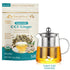 DelighTeas Organic Digest & Detox CCF Tea with Ginger | Ayurvedic Cumin, Coriander, Fennel, Ginger Loose Leaf Tea for Digestion | USDA Organic, No...