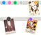 Magnetic Board Frameless Stainless Iron Strips, Magnetic Strips with Adhesive Backing Magnet Board Magnetic Bulletin Bar Board Memo Board with 7 P...