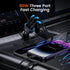 80W USB C Car Charger, 3-Port Cigarette Lighter USB Charger Adapter, QC&PD Type C Car Charger Adapter Fast Charging for iPhone 15/14/13/12 Pro Max...