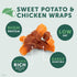 Chicken Wrapped Sweet Potato Dog Treats, 3.5oz...
