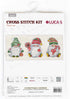 LUCA-S QUALITY FOR EVERYONE Toys Cross Stitch Kits - Christmas Gnomes JK030...