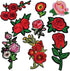 Qingxi Charm 24pcs Assorted Flowers Sewing on/Iron on Embroidered Patches Clothes Dress Hat Pants Shoes Curtain Bag Wallet Sewing Decorating DIY C...