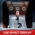Pack of 1 Shift Head Replacement, Skull Shift Knob Gear Stick, with Led Light, Universal for Most Cars (Red)...