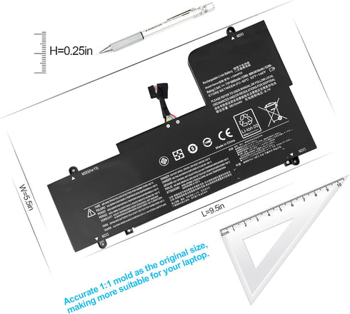L15M4PC2 L15L4PC2 Laptop Battery Replacement for Ideapad Yoga 710 14 15 710-14ISK/141SK 710-11 710-14IKB 710-141KB 80V4 710-15IKB/151KB 710-15ISK/...