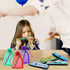 10 Sets Harmonica with Organza Gift Bags Music Party Favors 16 Holes Cartoon Harmonica Musical Instrument for Musical Party Gift Harmonica Beginne...
