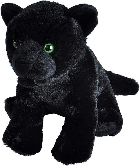 Wild Republic Jaguar Black, Cuddlekins, Stuffed Animal, 12 inches, Gift for Kids, Plush Toy, Fill is Spun Recycled Water Bottles...