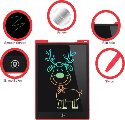 LCD Writing Tablet 12Inch Kids Toys Learning Drawing Board Birthday Gifts,Toys for 3-6 Years Old Girl Boy, Drawing Pad & Tablet Toddler Educationa...