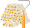 Mister Rui Paint Roller Covers, 4 Inch Paint Roller (1/2" Nap), 40 Pack, Small Paint Roller Covers, Mini Paint Rollers for House Painting, with a ...