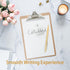 Cambond Ballpoint Pens Gold Pen - Nice Pens for Wedding Guest Book Fancy Pens for Gift Smooth Writing Pens with Black Ink 1.0mm Medium Point, 3 Pe...
