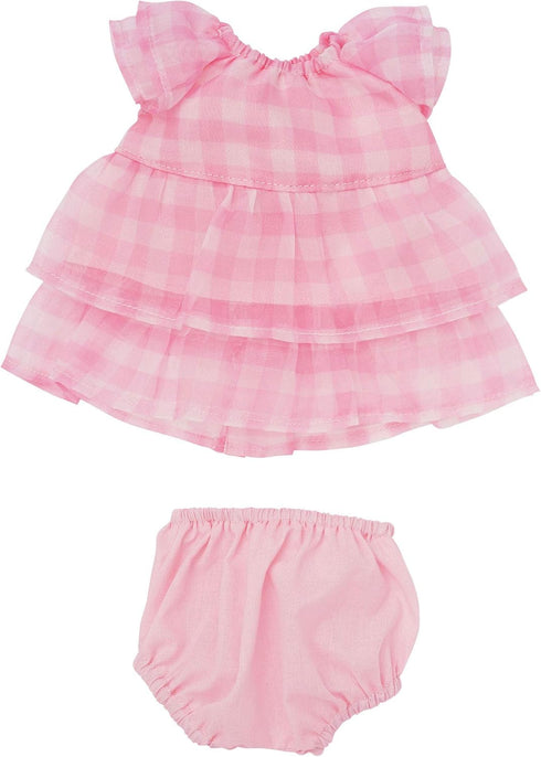 Manhattan Toy Baby Stella Pretty in Pink Baby Doll Dress for 15" Baby Dolls...
