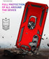 Phone Case for Samsung Galaxy S23 FE 5G Case with Ring Stand Magnetic Kickstand Cases Cover for Samsung Galaxy S23 S 23 FE S23FE 23FE Red...