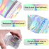 100 Pcs Resealable Ziplock Food Storage Bags, Water Proof Bag with Clear Window, Packaging Pouch for Coffee Beans Candy Sample Food (Silver, 4 X 6...
