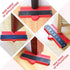 Contour Gauge Duplicator 10 Inch Profile Gauge Measure Ruler Contour Duplicator Plastic Irregular Ruled Deep Contour Copy Gauge for Precise Measur...