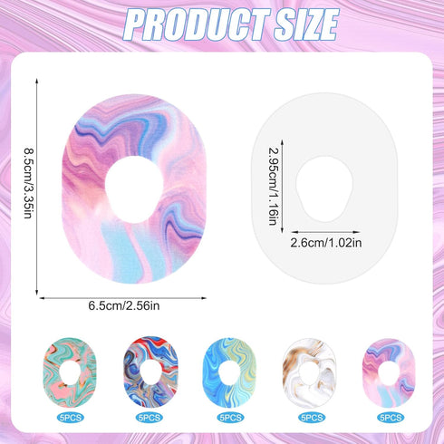 25pcs Adhesive Patches for Dexcom G7, Waterproof Sensor Patches Stickers Pre-Cut Sweatproof Breathable Sensor Cover Adhesive CGM Tape Overpatch Co...