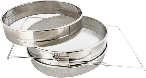 Rural365 Honey Filter, 2 Piece - Honey Extractor Equipment, Honey Bucket Strainer Honey Extractor Stainless Steel Sieve...