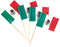 JBCD Mexico Toothpick Flag Mexican Mini Small Cupcake Topper Flags, 200pcs...