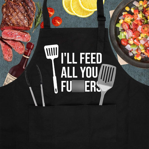 Miracu Funny Cooking Aprons for Men Women, Funny Dad Gifts for Mens Father, Mom - Fathers Christmas, Birthday Gifts for Dad Step Brother Boyfriend...