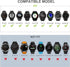 NotoCity Compatible with Fenix 6X Pro Band 26MM - Watch bands For Fenix 6/Fenix 5X/Fenix 3/HR/Tactix/Descent MK1/D2 Delta PX/D2 Charlie(Black/slat...
