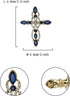Flyonce Cross Brooch for Women, Rhinestone Crystal Vintage Style Celtic Knot Riligious Cross Lapel Pin...